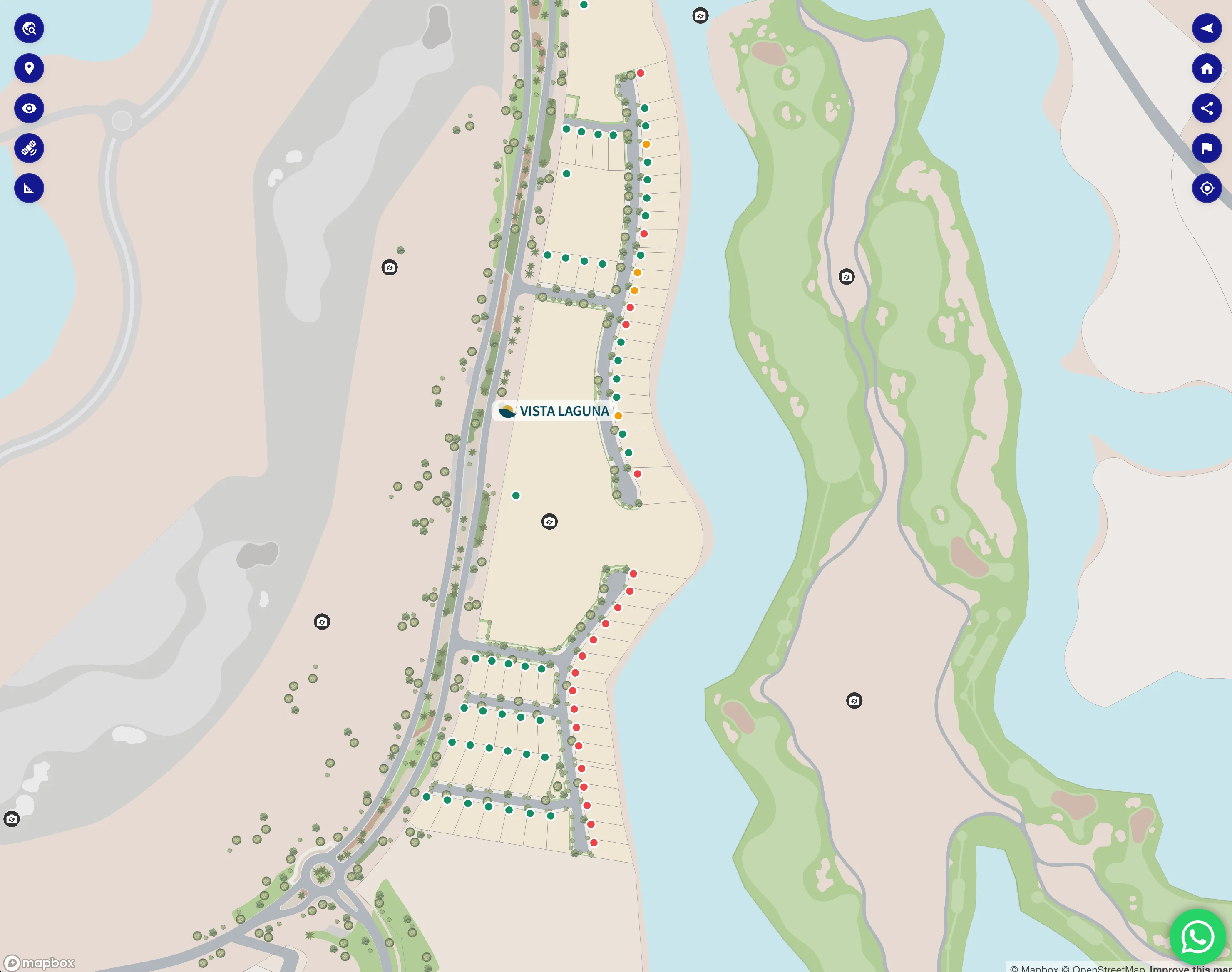 Mapio interactive masterplan view