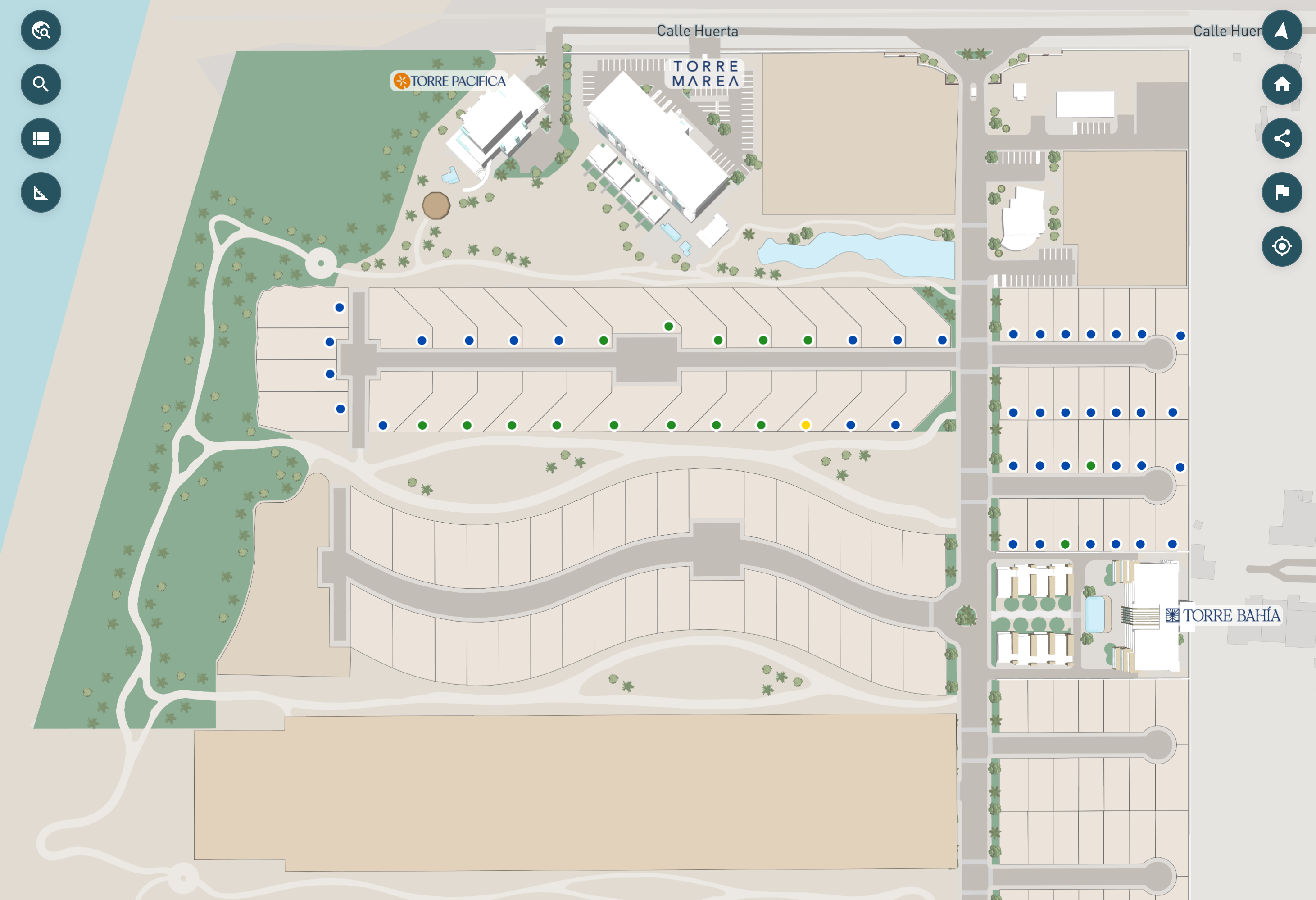 Mapio georeferenced map with filters